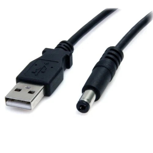 USB2TYPEM2M - StarTech 2m USB to TypeM Barrel Cable USB to 5.5mm 5V DC Cable
