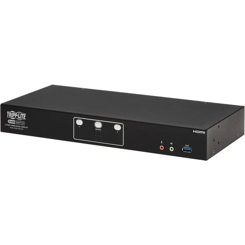 B006HD2UA2 - Tripp Lite 2-Port 4K60Hz HDMI Duel Display USB 3.2 Gen 1 KVM Switch