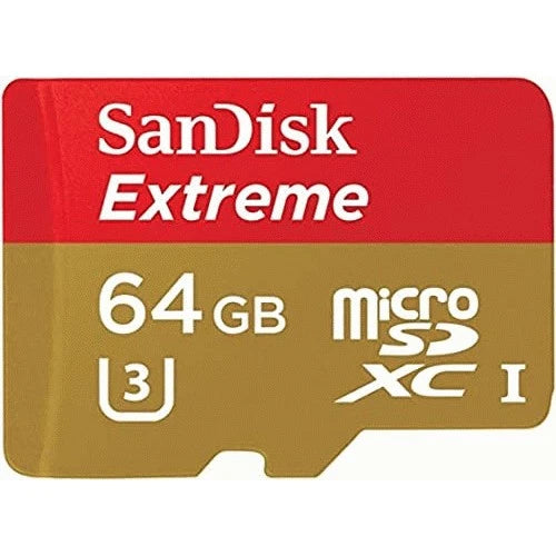 SDSQXAH-064G-AN6MA - SanDisk Extreme 64GB Class 10/UHS-I U3 V30 microSDXC