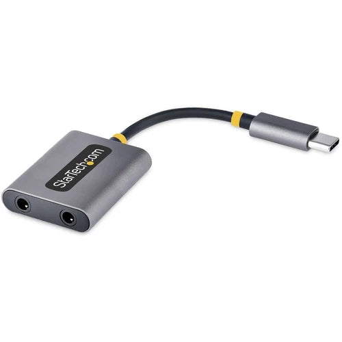 USBCAUDIOSPLITTER - StarTech USB-C Headphone Splitter Adapter