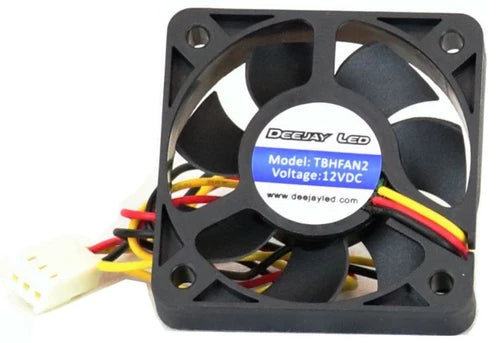 TBHFAN2 - Deejay LED 2 12volt Fan 3 Pin Ball Beari