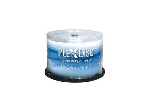 632-C14 - Plexdisc PlexDisc 4.7GB 16X DVD-R Water Resistant Glossy White Inkjet Printable