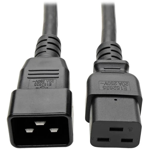 P036006 - Tripp Lite 6ft Power Extension Cord IEC-320-C19 to IEC-320-C20