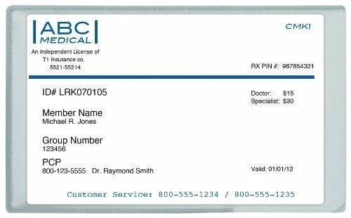 CSCA001 - Brother Plastic Card Carrier Sheet