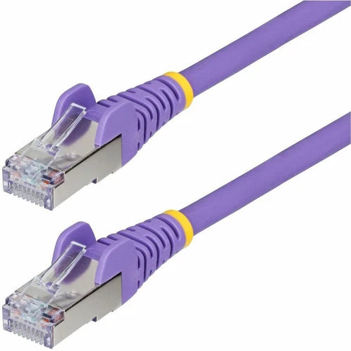 NLPL50FCAT6APATCH - StarTech 50ft Purple CAT6a Ethernet Cable Snagless RJ45 10GbE 100W PoE++ Ethernet Cable