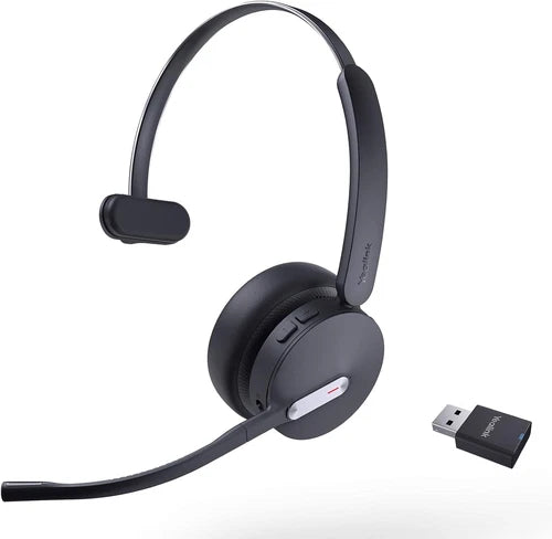 1208687 - Yealink WH64 Monaural On-Ear Wireless Headset Teams & Zoom