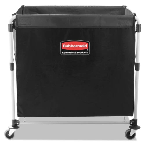 1881750 - Rubbermaid Collapsible X-Cart Steel Eight Bushel Cart 36"x7"x34"