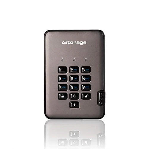 ISDAP22565000CX - iStorage diskAshur PRO2 256-bit 5TB FIPS Secure Encrypted Hard Drive