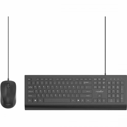 Y10P024-B1 - Rocstor CK1 Wired USB Keyboard Mouse Combo Set
