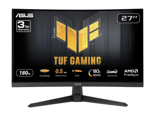 90LM0AQ1-B011B0 - Asus TUF 27" Class Full HD Curved Screen Gaming LED Monitor