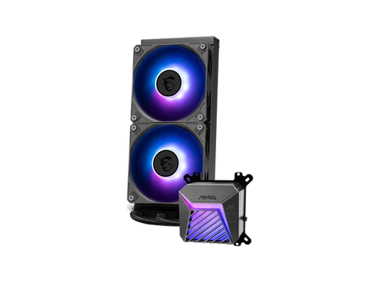 CORELIQUIDA15240 - MSI AIO ARGB CPU Liquid Cooler240 MM Radiator- AM