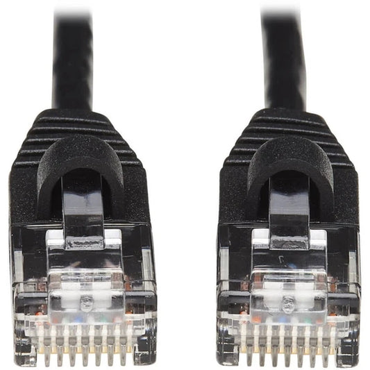 N261-S10-BK - Tripp Lite Cat6a 10G Snagless Molded Slim UTP Network Patch Cable