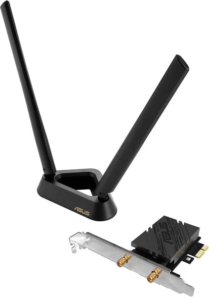 PCEBE90BT - Asus BE6500 PCE-BE90BT Tri Band PCI-E WiFi 7 802.11be Adapter