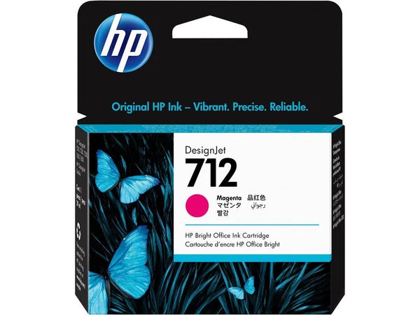 3ED68A - HP 712 29-ml Magenta DesignJet Ink Cartridge