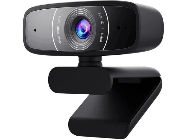 90YH0340-B2UA00 - Asus Webcam C3 1080p HD USB CameraBeamforming Microphone Tilt-adjustable