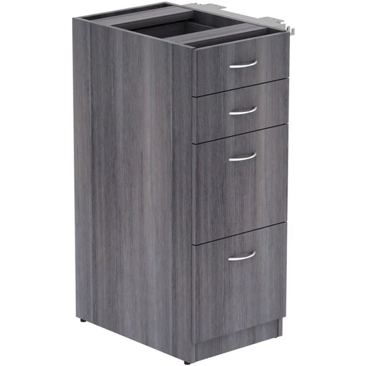 LLR-16211 - Lorell Relevance Series Charcoal Laminate Office Furniture