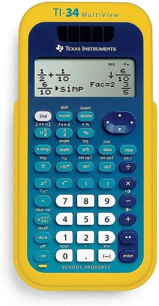 34MV/TKT/1L1/A - Texas Instruments MultiView TI-34 EZ Spot Scientific Calculator Teachers
