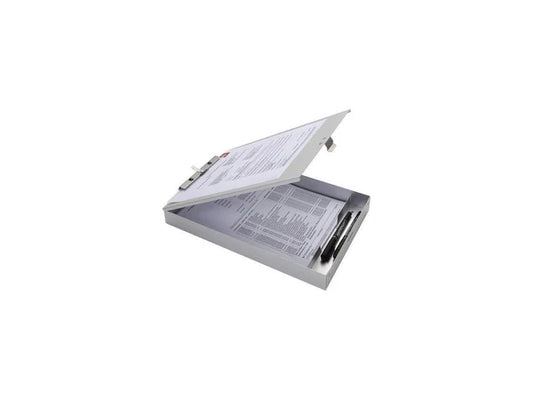 BSN49262 - Business Source Form Holder Storage Clipboard Letter Size Silver
