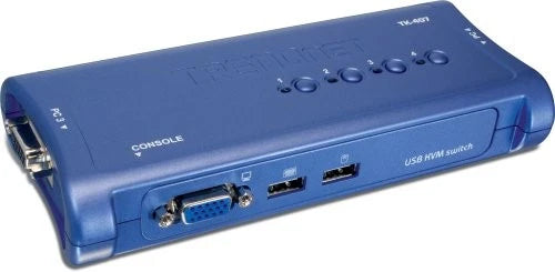 TK407K - TRENDnet 4-Port USB KVM Switch Kit