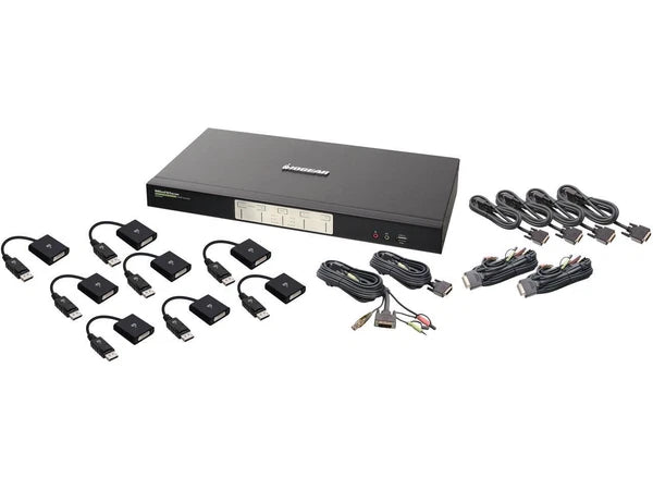 GCS1644DPKIT - Iogear 4-Port Dual-Link Dual View DVI and DisplayPort KVMP Kit