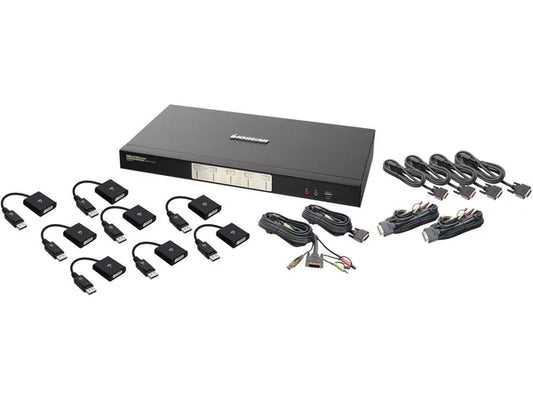 GCS1644DPKIT - Iogear 4-Port Dual-Link Dual View DVI and DisplayPort KVMP Kit