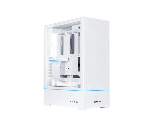 SUP01W - Lian Li SUP01 White Steel Tempered Glass ATX Mid Tower Computer Case