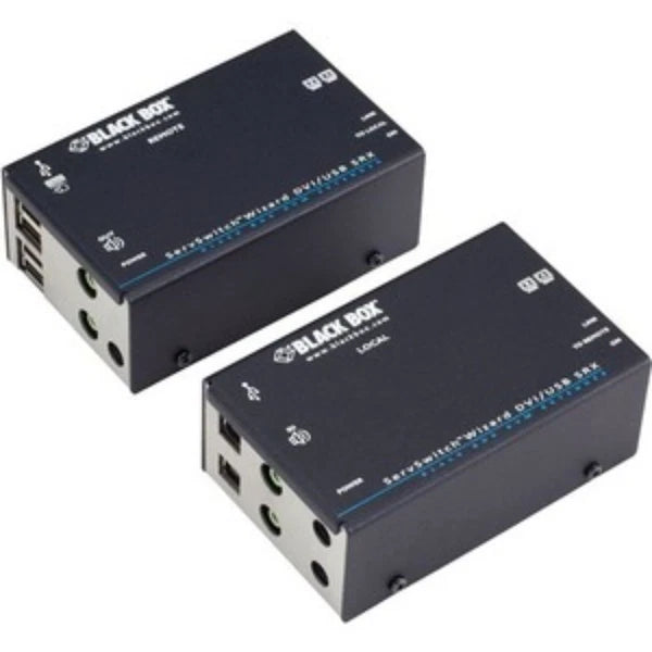 ACU5502AR3 - Black Box ServSwitch Wizard SRX DVI-D/USB Extender Dual-Head