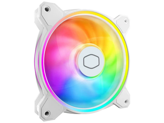 MFL-B2DW-21NP2-R2 - Cooler Master MasterFan MF120 Halo² White PC Case Liquid Cooler Air Cooler Fan