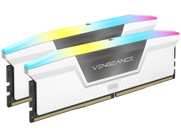 CMH32GX5M2E6000Z36W - Corsair Vengeance RGB 32GB 2 x 16GB 288-Pin PC RAM DDR5 6000 PC5 48000 Desktop