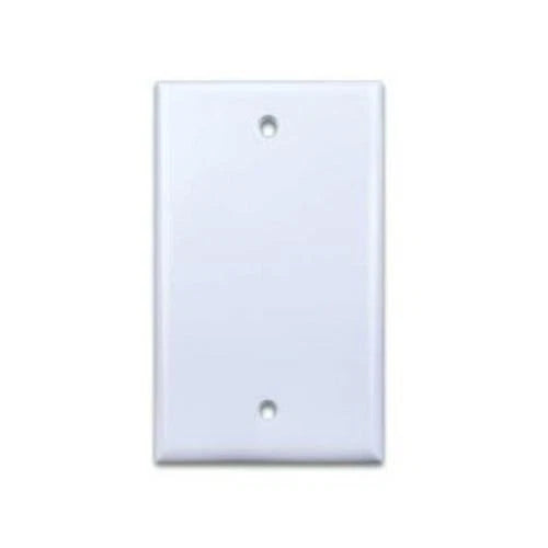 820540X - Vanco Single Gang Blank Wall Plate White