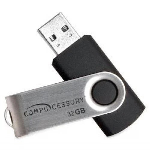 CCS-91007 - Compucessory 32GB USB 3.0 Flash Drive 32GB Silver