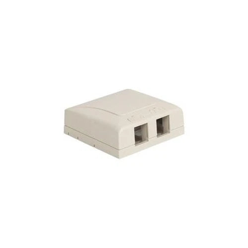 IC108SB2WH - ICC 2-Port Elite Surface Mount Box 2 x Socket White
