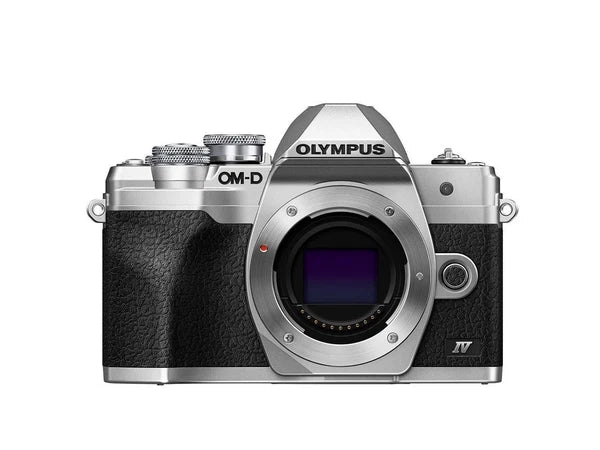 V207130SU000 - Olympus OM System OM-D E-M10 Mark IV 20.3 Megapixel Mirrorless Camera Body Silver
