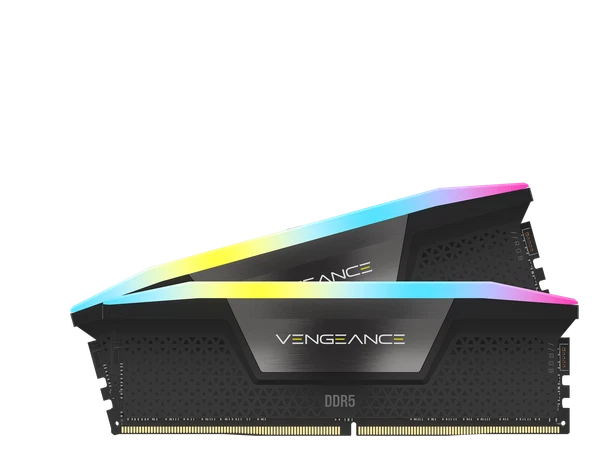CMH64GX5M2B5600Z36K - Corsair Vengeance RGB 64GB 2 x 32GB 288-Pin PC RAM DDR5 5600 PC5 44800 Desktop