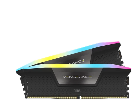 CMH64GX5M2B5600Z36K - Corsair Vengeance RGB 64GB 2 x 32GB 288-Pin PC RAM DDR5 5600 PC5 44800 Desktop