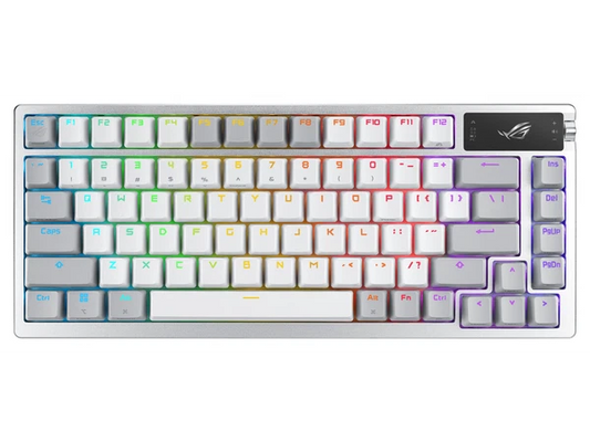 90MP031B-BKAA11 - Asus ROG Azoth 75 Wireless DIY Custom Gaming Keyboard OLED display Gasket-Mount