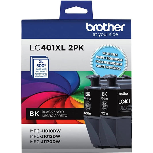 LC401XL2PK - Brother S High Yield Inkjet Ink Cartridge