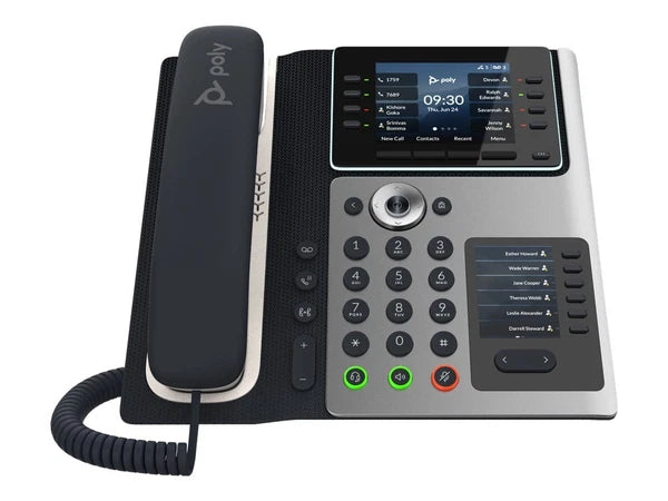 89B55AA#ABA - HP Poly E450 IP Phone Corded Corded Desktop