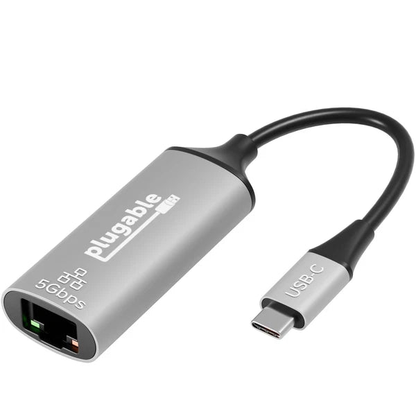 USBC-E5000 - Plugable 5Gbps USB-C Ethernet Adapter 5000Mbps