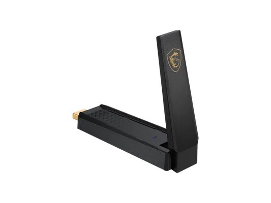 AXE5400 - MSI WiFi 6Tri-Band USB AdapterWLAN up to 5400 Mbps 6Ghz 5GHz 2.4GH