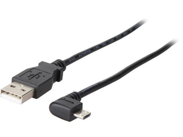 USBAUB2MRA - StarTech Black Micro-USB Charge-and-Sync Cable Right-Angle