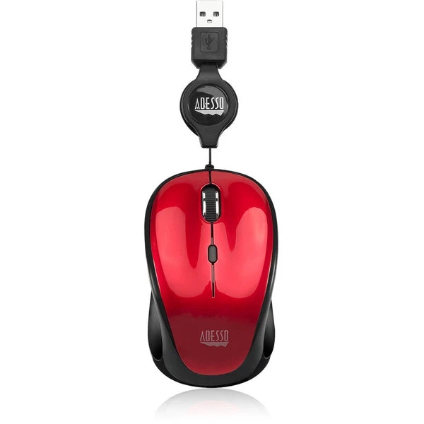IMOUSES8R - Adesso USB Illuminated Retractable Mini Mouse