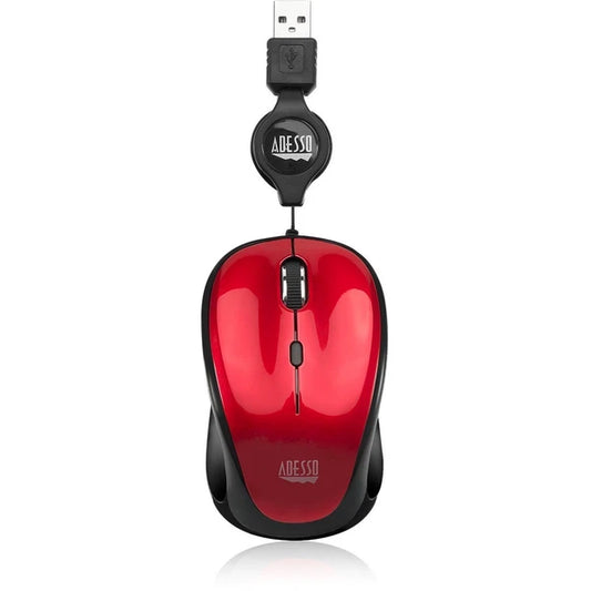 IMOUSES8R - Adesso USB Illuminated Retractable Mini Mouse