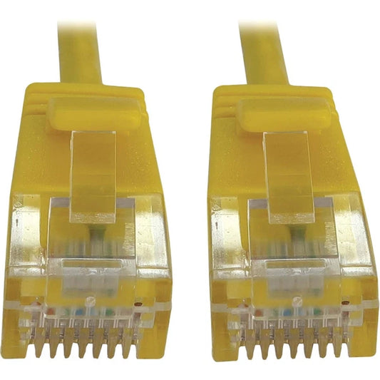N261-S03-YW - Tripp Lite Eaton Series Cat6a 10G Snagless Molded Slim UTP Ethernet Cable