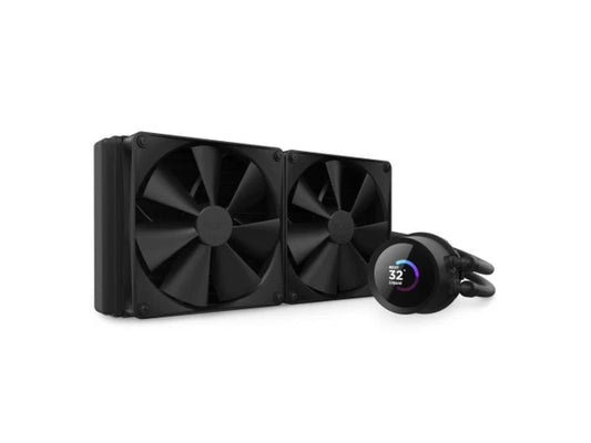 RL-KN280-B1 - NZXT Kraken 280mm AIO CPU Liquid CoolerLCD Display2 x F14
