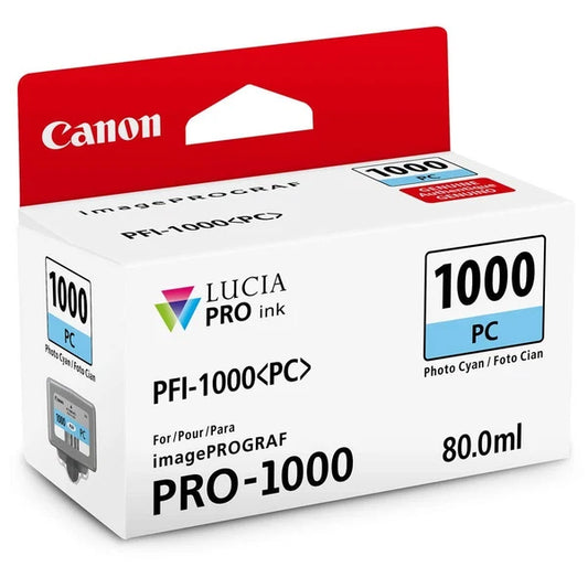 0550C002 - Canon LUCIA PRO PFI-1000 Ink Cartridge Photo Cyan