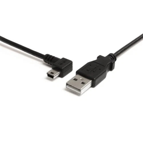 USB2HABM6LA - StarTech 6ft Mini USB Cable A to Left Angle Mini B Type A Male USB