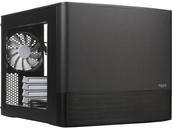 FDCANODE804BL - Fractal Design Node 804 Black Window Aluminum Steel Micro ATX Cube Computer Case