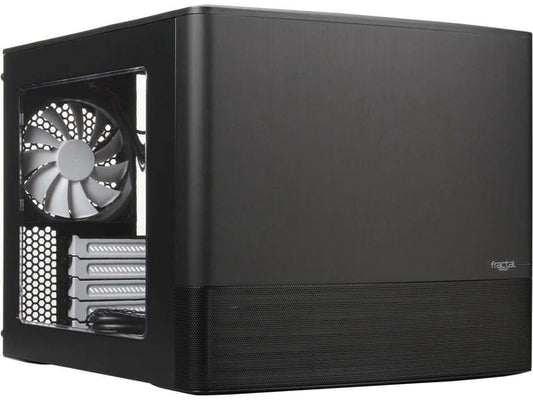FDCANODE804BL - Fractal Design Node 804 Black Window Aluminum Steel Micro ATX Cube Computer Case