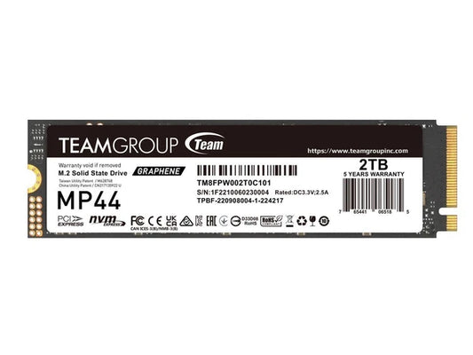 TM8FPW002T0C101 - Team Group MP44 M.2 2280 2TB PCIe 4.0 x4